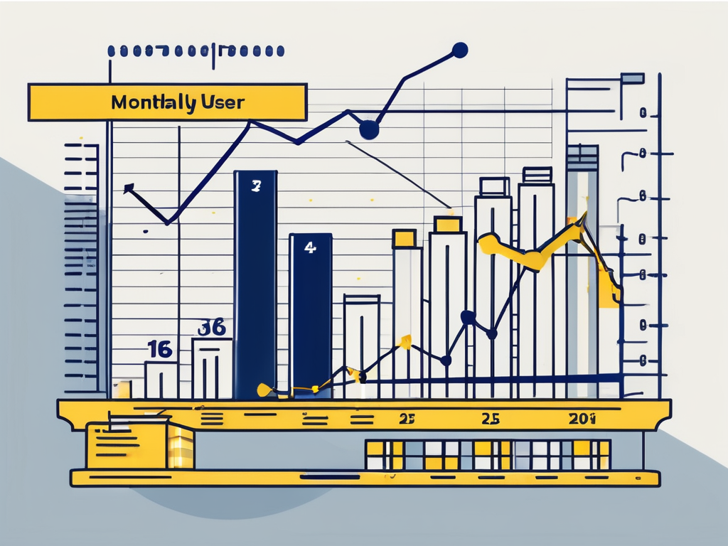 A bar graph showing a steady increase in numbers